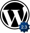 Wordpress 2.3 logo